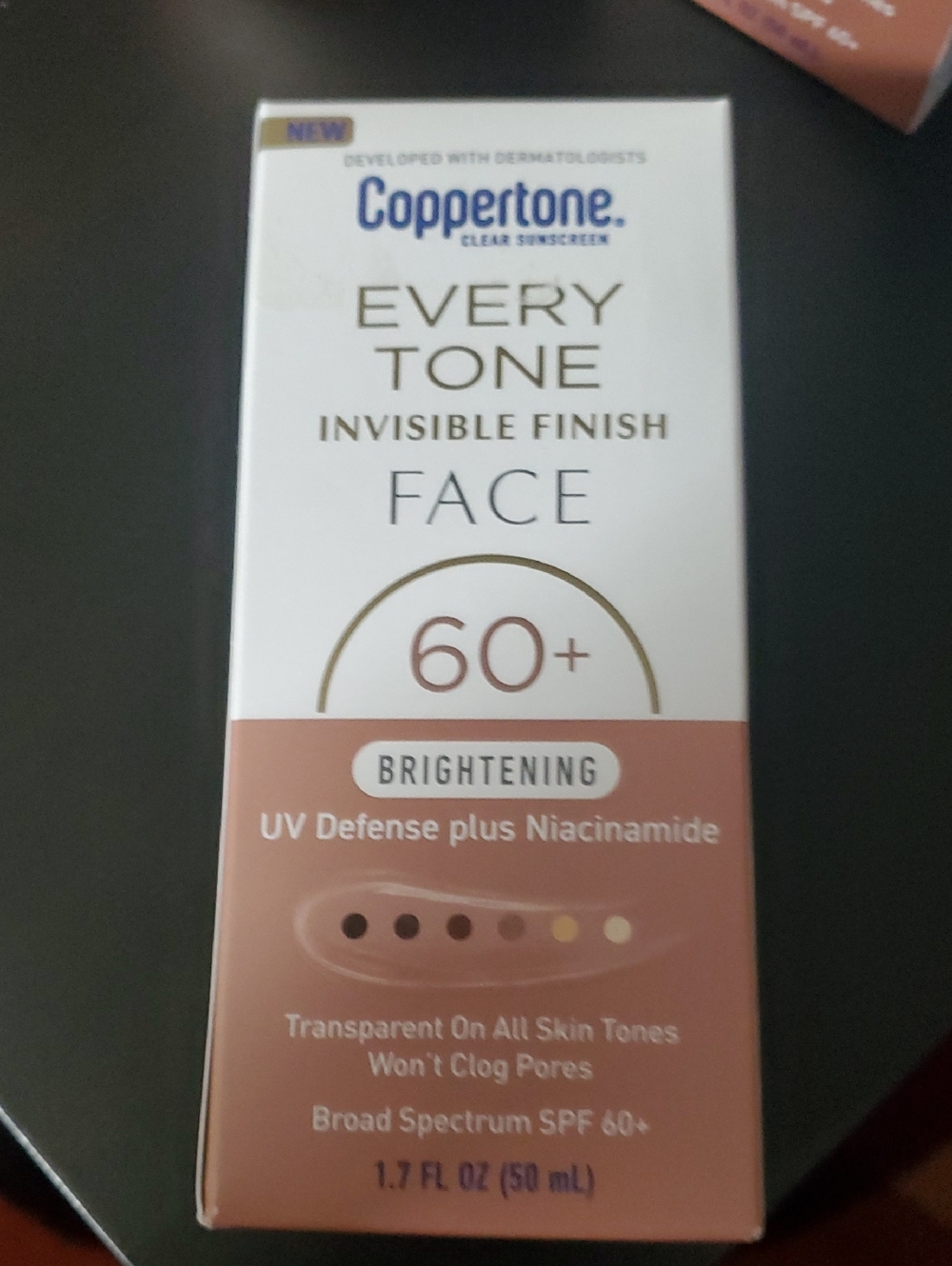 Coppertone Every Tone Invisible Finish Face SPF 60+ Brightening